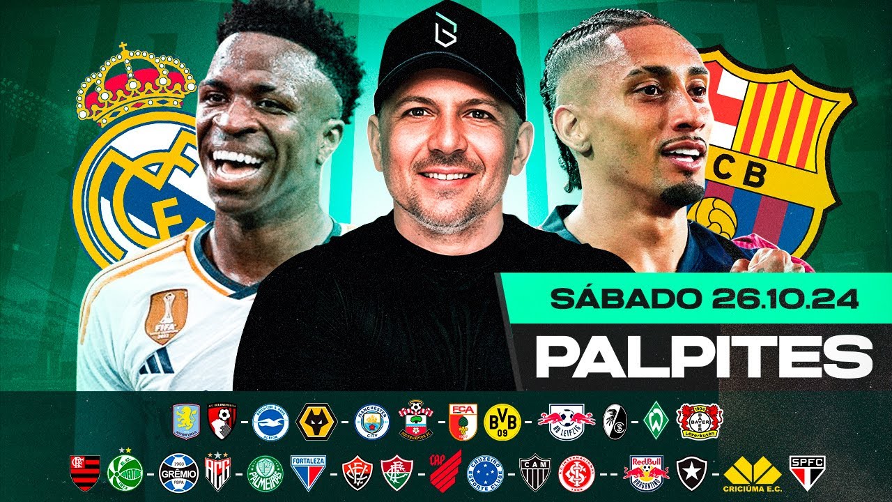PALPITES DE FUTEBOL PARA HOJE 26 10 2024 (SÁBADO) + BILHETE PRONTO | Boleiros Tips