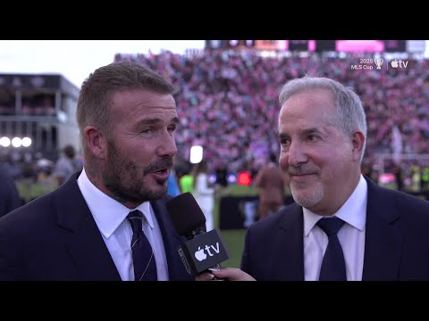David Beckham Wins First Ever MLS Cup With Inter Miami! | 2025 Audi MLS Cup