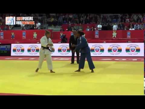 Judo Grand Slam Tyumen 2014 Bronze -52kg GOMEZ Laura (ESP) - MIRANDA Erika (BRA)