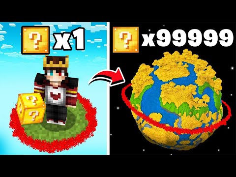 Minecraft Ama Şans Blok Dünyası 🌍 - Minecraft