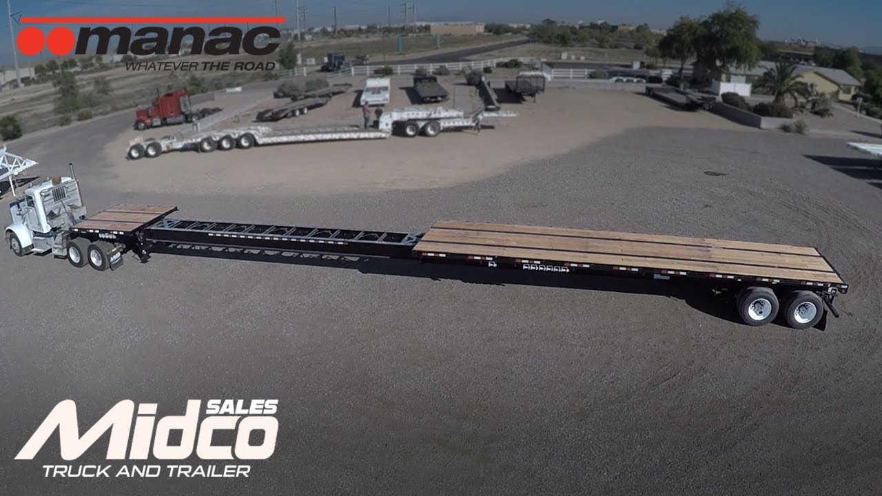 Manac Extendable Flatbed Trailer
