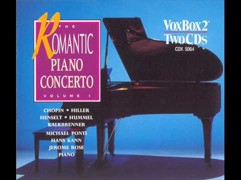 Frédéric Chopin - Allegro de Concert (Piano & Orchestra) in A major, Op.46 - Michael Ponti