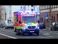 Leipzig KTOW ambulance responding fast with 2-tone air horns | Leipzig KTOW RTW [GER | 17.1.2019]