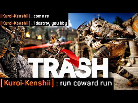 [FOR HONOR] I destroyed a naughty SHAMAN | Deflect is the move that can destroy such a player!