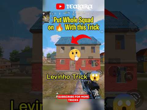 Levinho Trick 63 | PUBG shorts videos 🔥😎 Sevou Trick #pubg #levinho #shorts #sevou