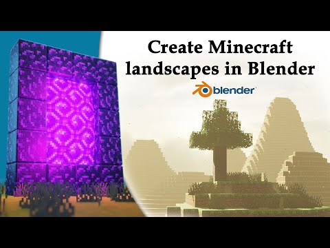 Jamie Dunbar - How to create Minecraft landscapes in Blender