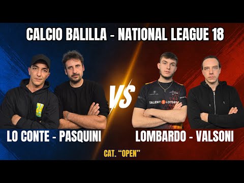 The Count - Pasquini VS Lombardo - Valsoni | National League 18