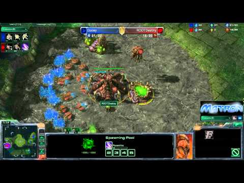 [188] StarCraft 2 - ROOTDestiny (Z) vs Gooey (P) G2