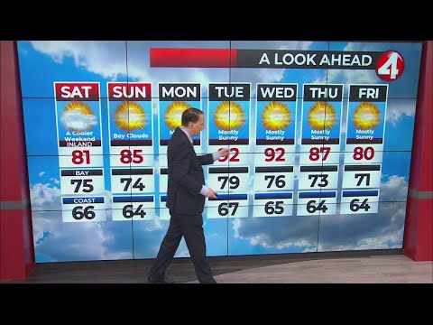 August 17, 2024 San Francisco Bay Area weather forecast