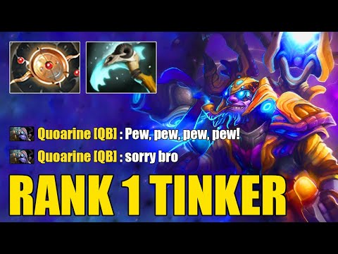 Rank 1 Tinker Quoarine [QB] | Dota 2 Gameplay