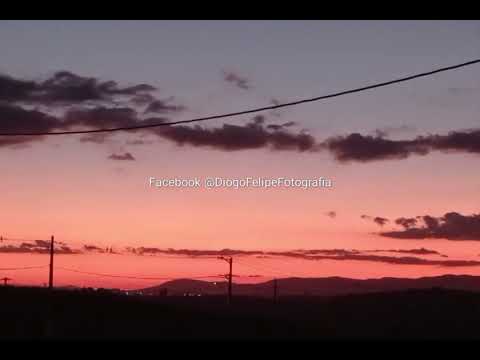 Pôr do sol Andrelândia MG e São Vicente de Minas olha que lindo