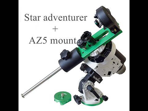 Fitting a Skywatcher star adventurer 2i WIFI pro pack to an AZ5 mount. Will it work ?