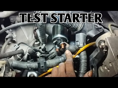 How to test starter without removing it , Hard Start ?not starting , click sound ,test bad starter