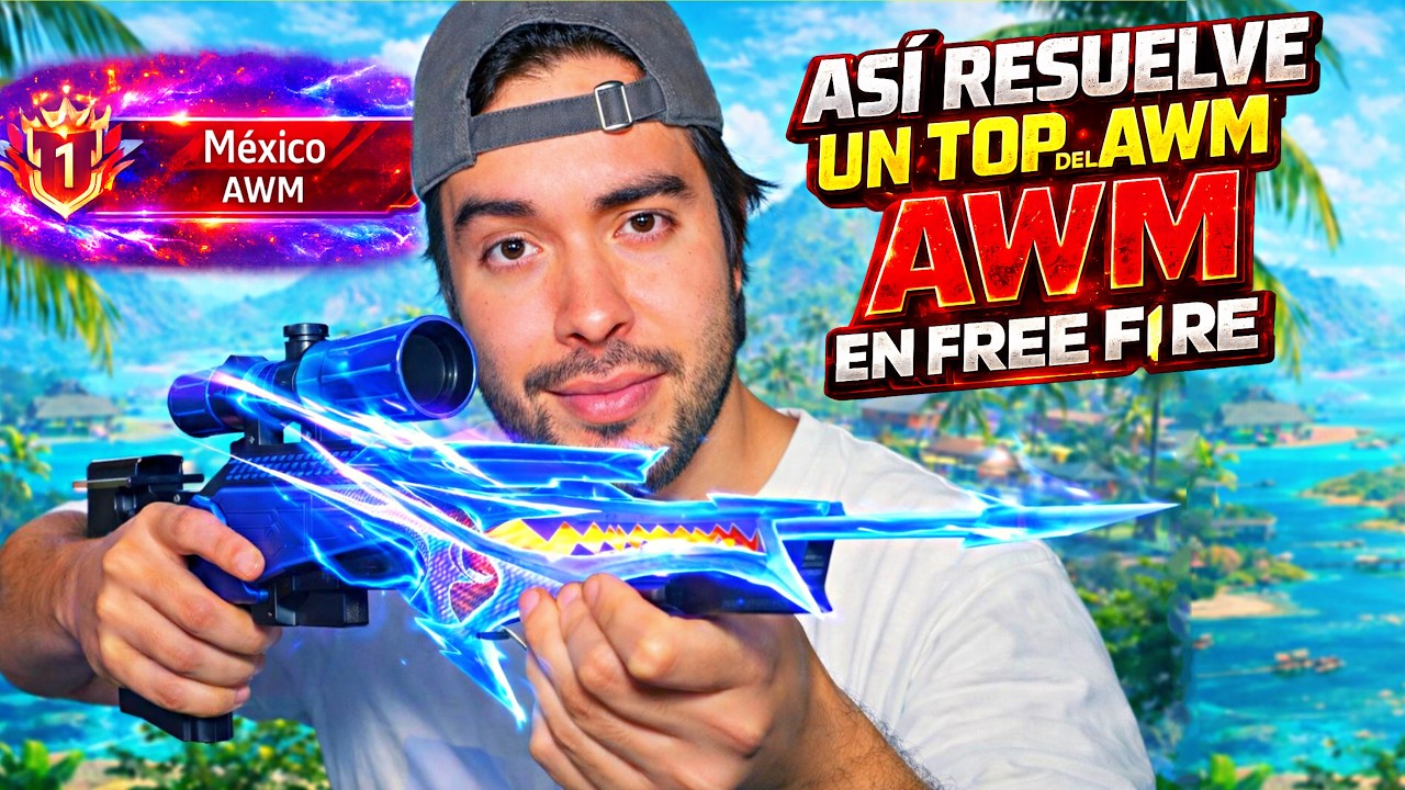 TOP 1 DE AWM en FREE FIRE  y GRAN MAESTRO? DESVELADA GAMER #freefire #garena
