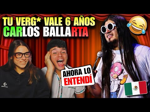 ESPAÑOLA MUERE de RISA con TU V*RGA VALE 6 AÑOS de CARLOS BALLARTA 🇲🇽😂 *por PRIMERA VEZ*​