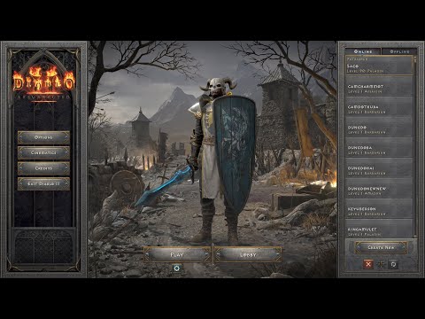 Diablo 2 Resurrected - TESLADIN (Dual Dream Paladin) Hell Baal & Diablo Runs