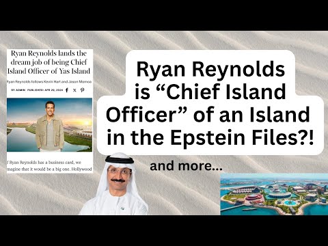 Ryan Reynolds Named “Chief Island Officer” of an Island in the Epstein Files!! 
