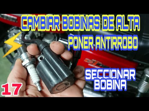 ⚡17 Cambiar BOBINAS de ALTA y MONTAR ANTIRROBO Fácil. Seccionamos Bobina de encendido
