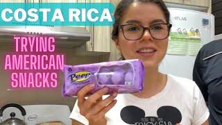 Trying American Candy in Costa Rica/ Miami Airport Lounge Review