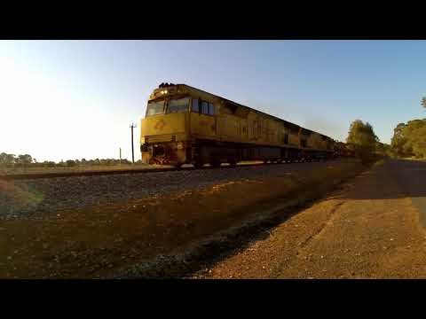 6023 & ACD 6047 with 7SP1 Aurizon / TGE Intermodal on Railway Pde, HERNE HILL. 22 Sept 2025.