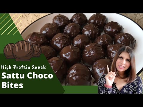 High Protein Snack Recipe | Quick & Easy to Make Tasty Sattu Choco Bites for Weight Loss | No Sugar