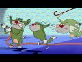 हिंदी Oggy And The Cockroaches ️ टाइम ट्रेवल Hindi Cartoons For Kids