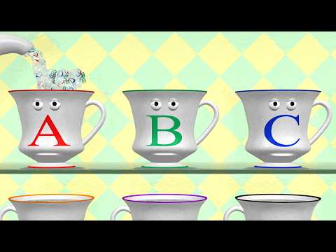 Alphabet Teapot & Teacups - Learn ABC's