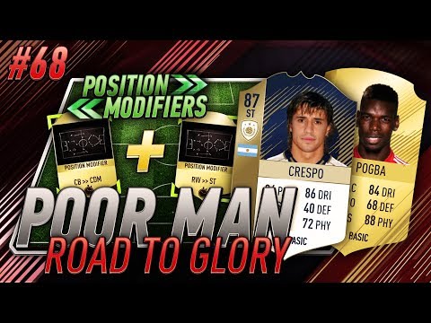 NEW POSITION CHANGE CARDS?!? CRESPO AND POGBA SQUAD - Poor Man RTG #68 - FIFA 18 Ultimate Team
