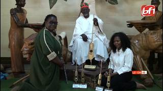 Culture : le Kundé d’or 2026 Miss Tanya présente son trophée au Moogho Naaba