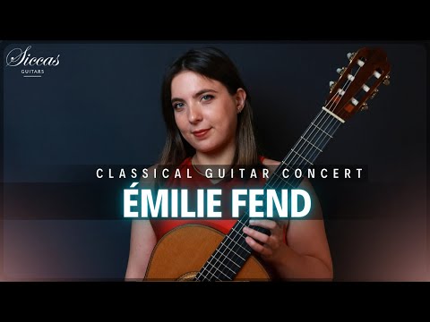 ÉMILIE FEND - Online Guitar Concert | Ponce, Regondi, Reis, Fonseca | Siccas Guitars