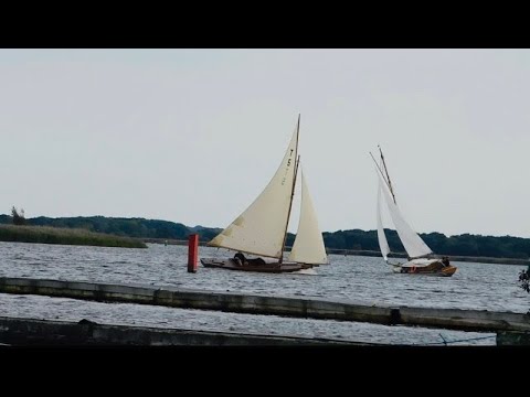 Arrived at Hickling Broad to discover sailing boats out on the Water #boating #sailing #peaceful
