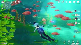 [原神] 水下屁屁怎麼一堆氣泡是在放屁嗎 