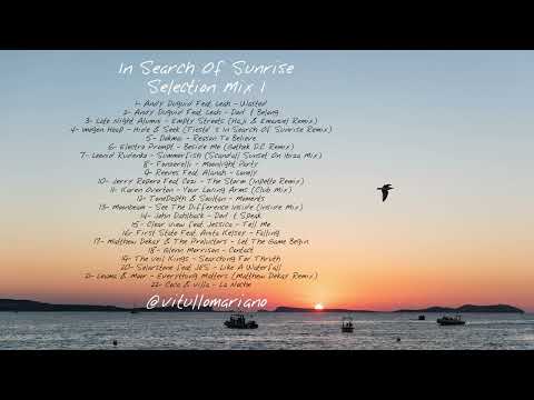 TIESTO In Search Of Sunrise SELECTION MIX 1 - ISOS 4-5-6-7