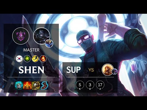 Shen Support vs Leona - KR Master Patch 10.15