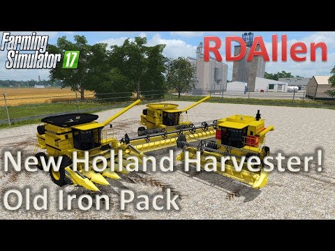 New Holland Harvester Old Iron Pack - Farming Simulator 17 Mod Review