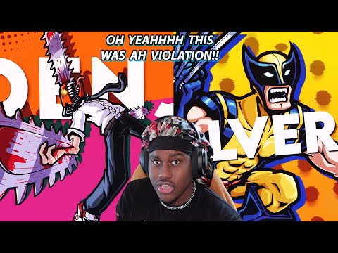 NeglectDK Reacts To Denji vs Wolverine - Rap Battle!