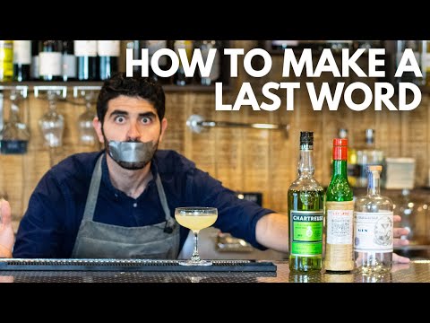 How to make a Last Word Cocktail