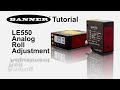 Banner LE550 Laser Measurement Sensor Analog Roll Adjustment