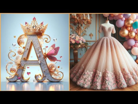 Choose your name's first letter and see your gown 👗|| Choose Your thing || @cinderella657