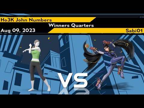 Xeno304 Winners Quarters - John Numbers (Wii Fit Trainer) vs Sabi01 (Bayonetta) - Smash Ultimate