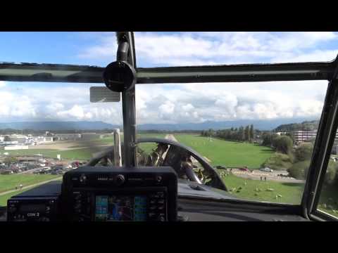 Landing in LSZR with Junkers Ju52