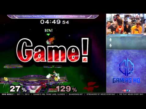 GHQ Weekly [10/11/15]: Vro + Goldman Snacks vs. Markow + Andy