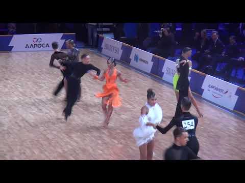 Alexashin Petr - Karakotova Natalia - Jive,WDSF Open Youth Latin, ROC 2019