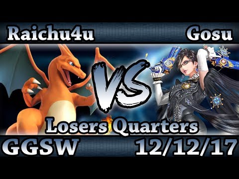 GGSW 62 - Raichu4u (Charizard) Vs. Gosu (Bayonetta) Smash Wii U Losers Quarters - Smash 4