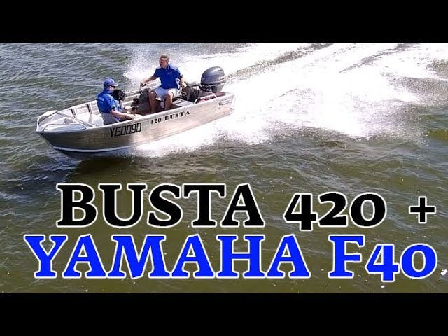 Quintrex Busta 420 + Yamaha F40hp boat review | Brisbane Yamaha