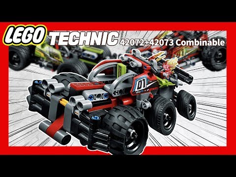 LEGO Technic 42072 + 42073 Combinable_ Speed build _ 레고테크닉