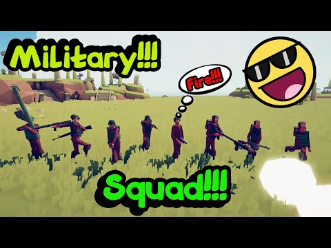 Military Squad Vs Every 100 Units [I Chosen] TABS - Totally Accurate Battle Simulator