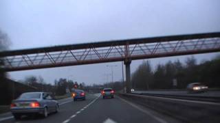 preview picture of video 'Driving Along Queensway A442, Telford and Wrekin, England 19th February 2011.'