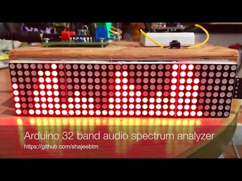 GitHub - shajeebtm/Arduino-audio-spectrum-visualizer-analyzer: 32 band ...