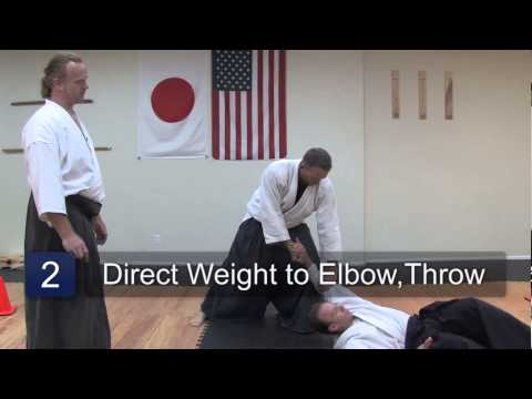 Aikido Elbow Drop Throw Technique : Aikido Techniques